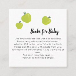 Grönt Apple Bokar för Baby Tilläggskort
