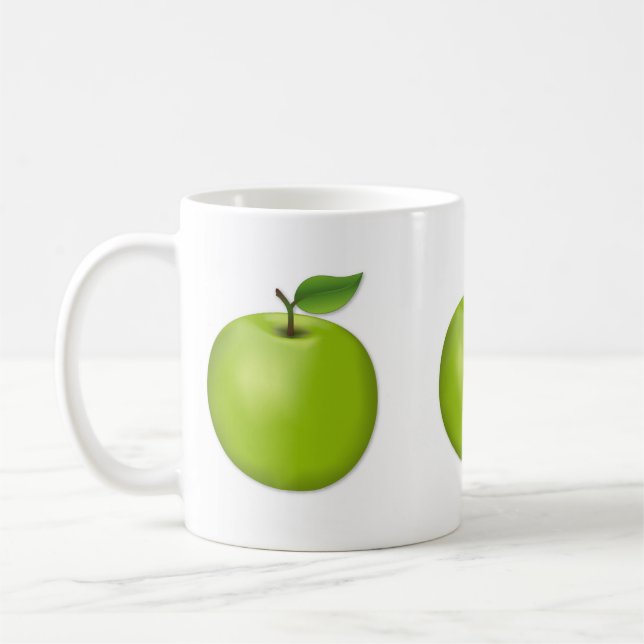Grönt Apple Kaffemugg (Vänster)