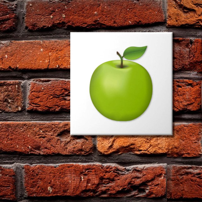 Grönt Äpple Kakelplatta (Green Apple Ceramic Tile.
It’s Apple Time! An original drawing from my garden. )