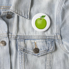 Grönt äpple  knapp