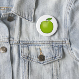 Grönt äpple knapp
