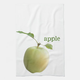 Grönt äpple kökshandduk