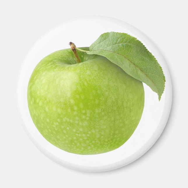 Grönt äpple magnet (Framsidan)