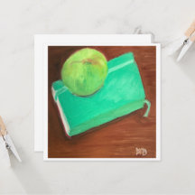 Grönt äpple och journal