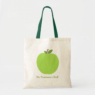 Grönt Apple Personlig Teacher Tygkasse