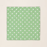 Grönt Apple Polka-punkt Sjal<br><div class="desc">En vacker grönt som påminner om ett av gröntens äpplen. Vissa av produkterna innehåller även matchande äpple och vitt polka dots. De är ett tomt redo för text eller bild.</div>