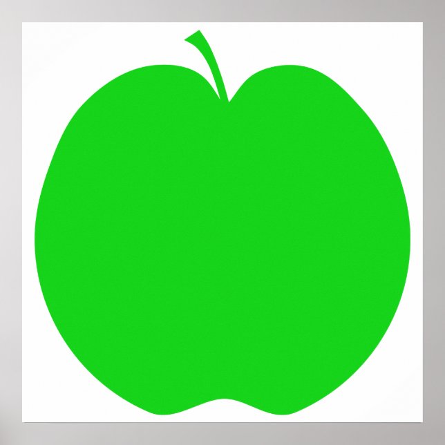 Grönt Apple. Poster (Framsidan)