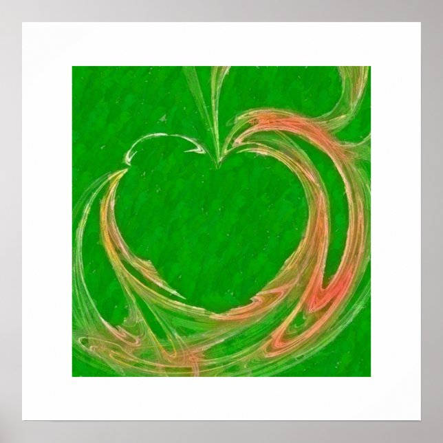 Grönt Apple Poster (Framsidan)