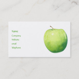 Grönt Apple-profilkort Visitkort