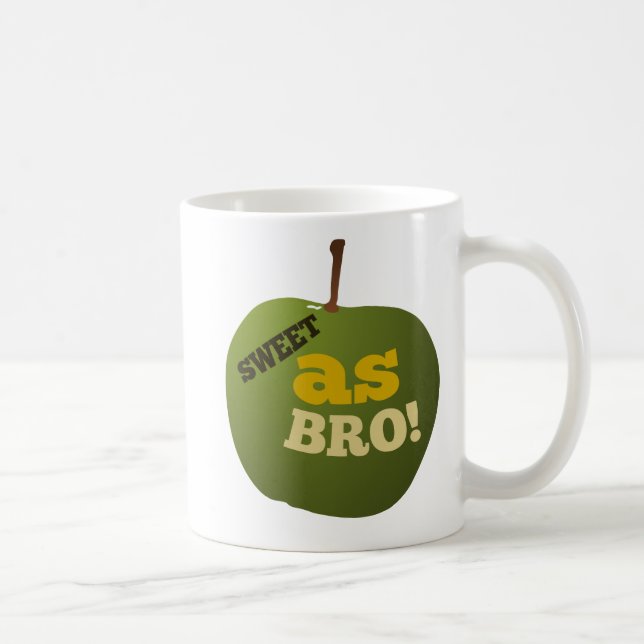 Grönt äpple SWEET AS BRO Kaffemugg (Höger)