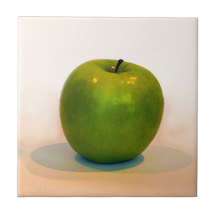 Grönt Apple Trio Kakelplatta