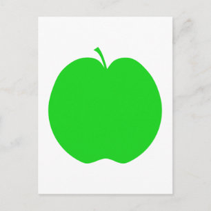 Grönt Apple. Vykort