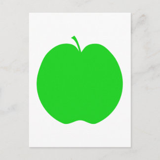 Grönt Apple. Vykort