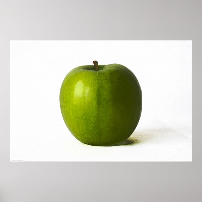 Grönt Apple-wapcn Poster (Framsidan)