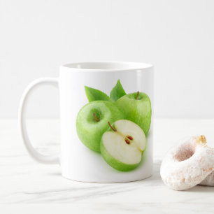 Grönt äpplen kaffemugg