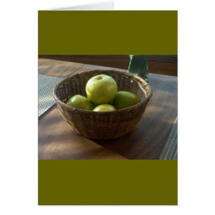 Grönt Apples Hälsningskort