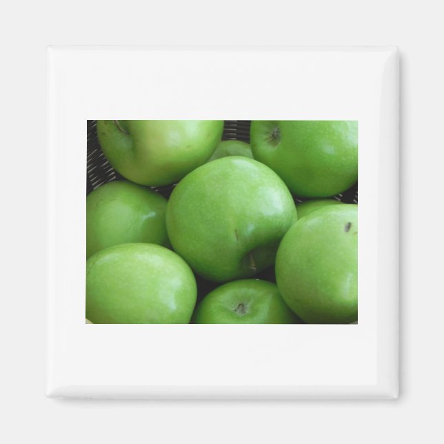 Grönt Apples Magnet (Framsidan)