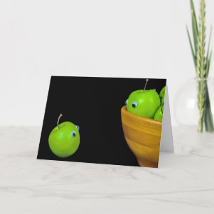 Grönt Apples med Eyebulles Kort