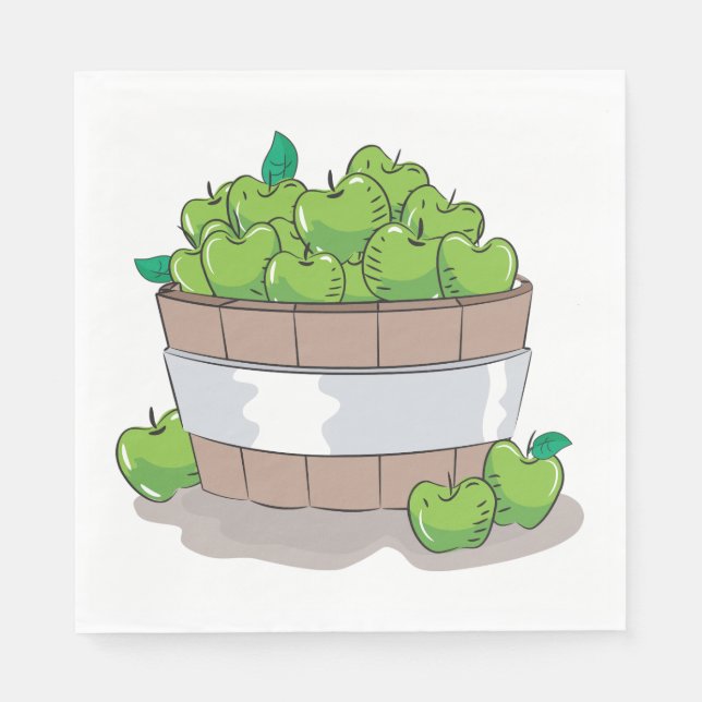 Grönt Apples Pappersservett (Framsidan)