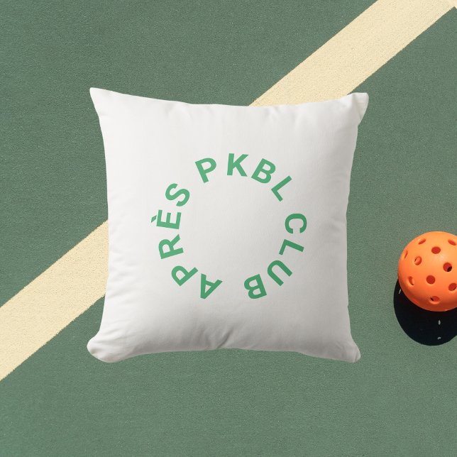 Grönt Après PKBL Klubb Pickleball utomhus Kudde (Skapare uppladdad)