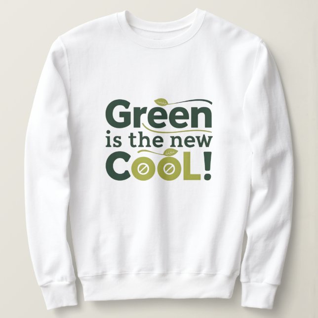 Grönt är den nya COOLAN! T Shirt (Design framsida)
