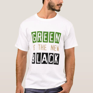 Grönt är den nya svart t-skjortan t-shirt