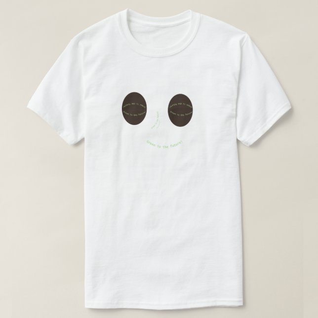 Grönt är framtidenT-shirt T Shirt (Design framsida)
