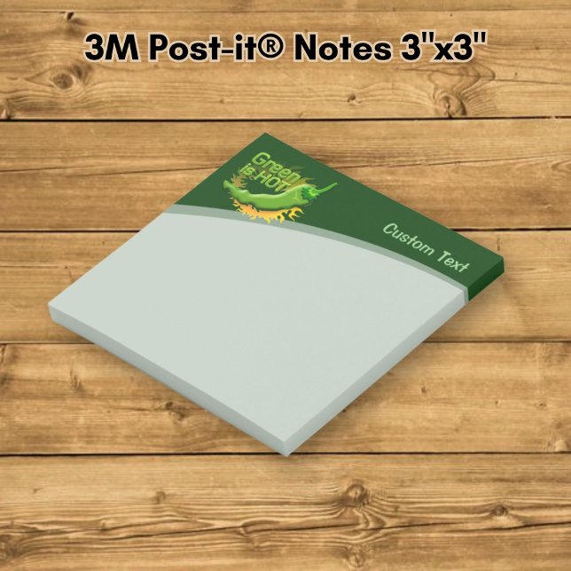 Grönt är HETT Post-it Block (Skapare uppladdad)