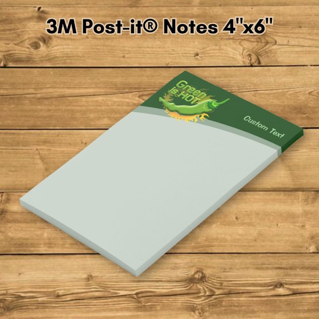 Grönt är HETT Post-it Block (Skapare uppladdad)
