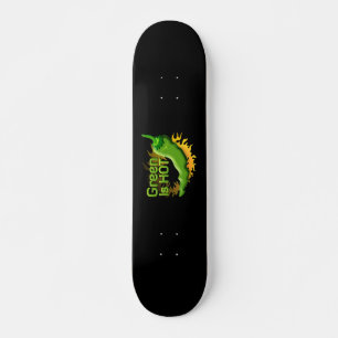 Grönt är HETT Skateboard Bräda 19,5 Cm