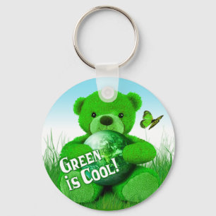 Grönt är kall! Keychain Nyckelring