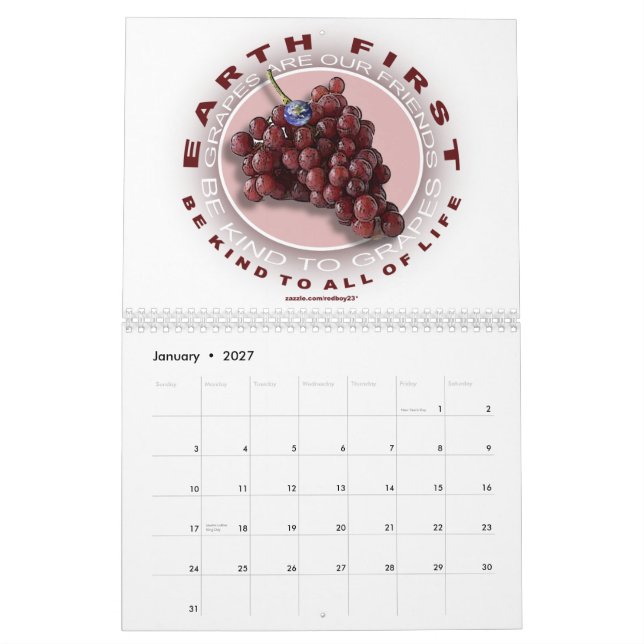 grönt är vår vän kalender (Jan 2027)