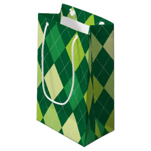 Grönt argyle mönster