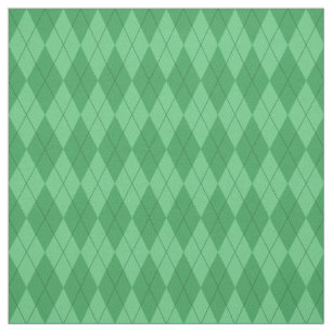Grönt Argyle mönstertyg Tyg