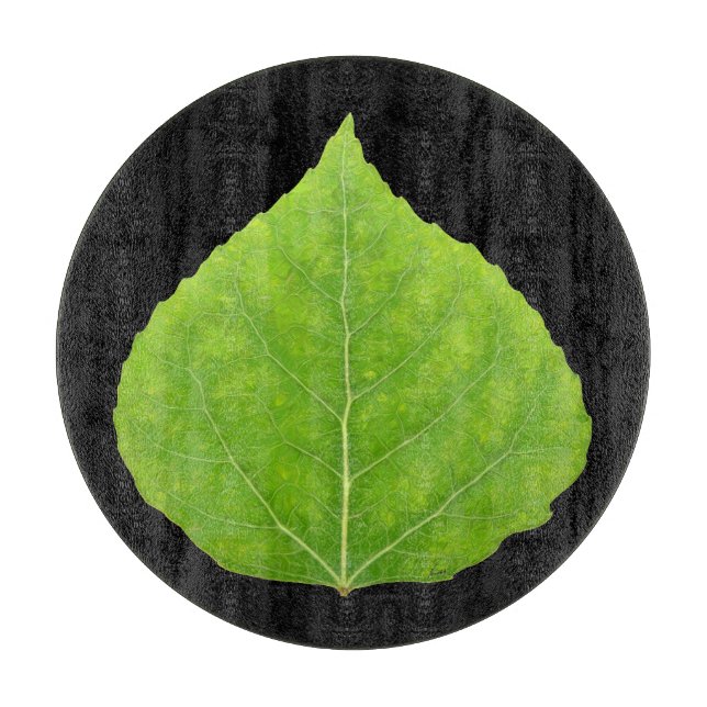 Grönt Aspen Löv #11 (Framsidan)