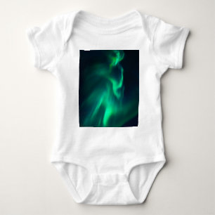 Grönt Aurora NordLjus T Shirt