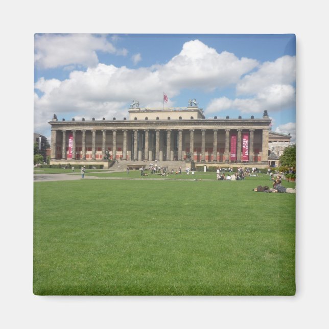 grönt av altes museum magnet (Framsidan)