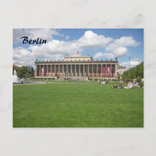 grönt av altes museum vykort (Framsida)