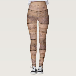Grönt av blek, bindning av trä leggings