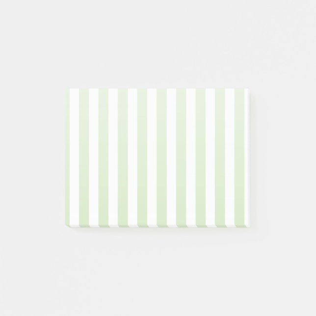 grönt av blek och rand av vitkurit post-it block (Framsida)
