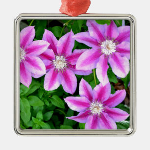 grönt av botanisk rosa blommigt elegant av botanis julgransprydnad metall
