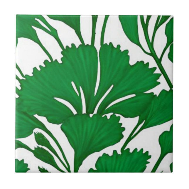 grönt av botaniskt emerald kakelplatta (Framsidan)