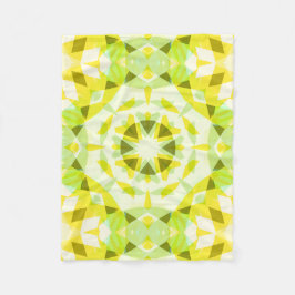 Grönt av Bright Gult, sommarstartsdopamindeka Art Fleecefilt