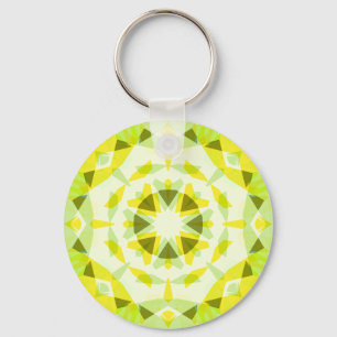 Grönt av Bright Gult, sommarstartsdopamindeka Art Nyckelring