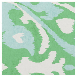 grönt av Chic och turkosa ikat tribal mönster Tyg