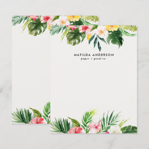 Grönt av den tropiska botaniska blommigten modern