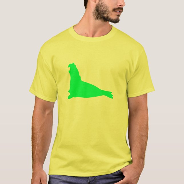 Grönt av elfenbensförsegling tee (Framsida)