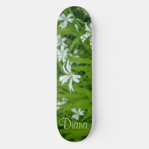 Grönt av färgämnen mini skateboard bräda 18,5 cm