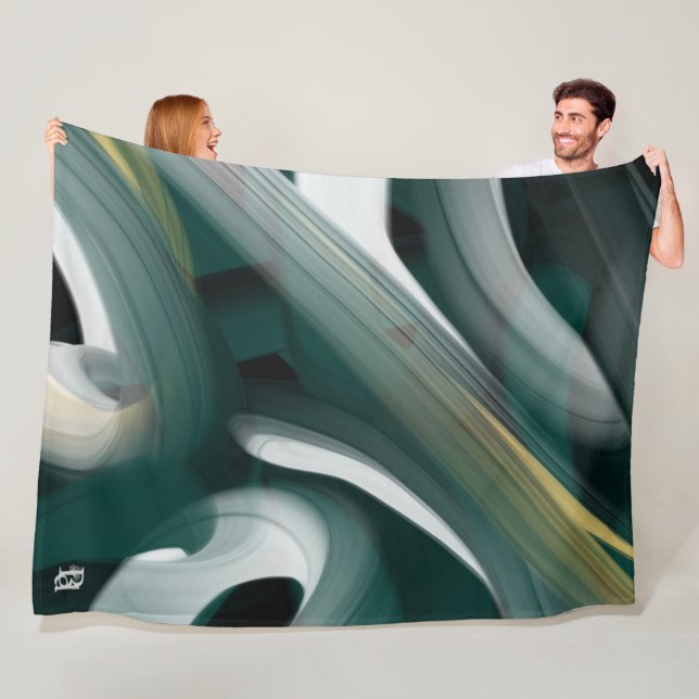 Grönt av felavdragare för felavdragare för Abstrak Fleecefilt (På plats)