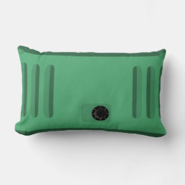 Grönt av  för High School Locker-Roligt Lycklig De Lumbarkudde